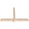 Ekena Millwork Eugene Smooth Timber Gable Bracket, Douglas Fir, 84"W x 56"H x 5 1/2"D x 5 1/2"F, 16/12 Pitch GBW084X56X0606EUG00SDF - alternate 2